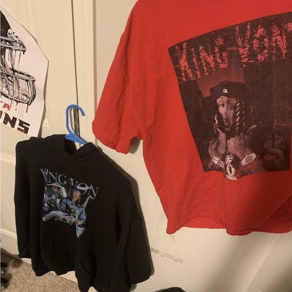 King von bundle hoodie and 2 tshirts - Picture 4 of 5